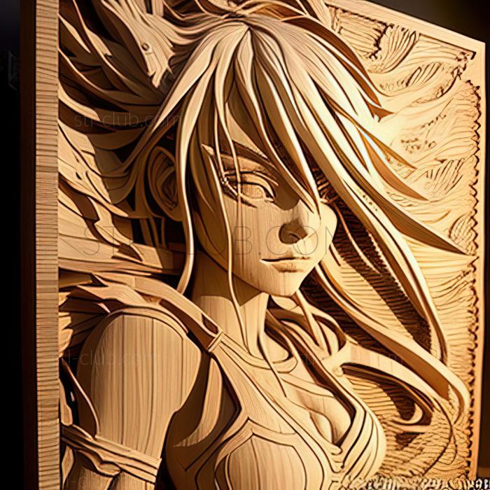 3D model Lucy Serfilia Fairy Tail E FROM ANIME (STL)